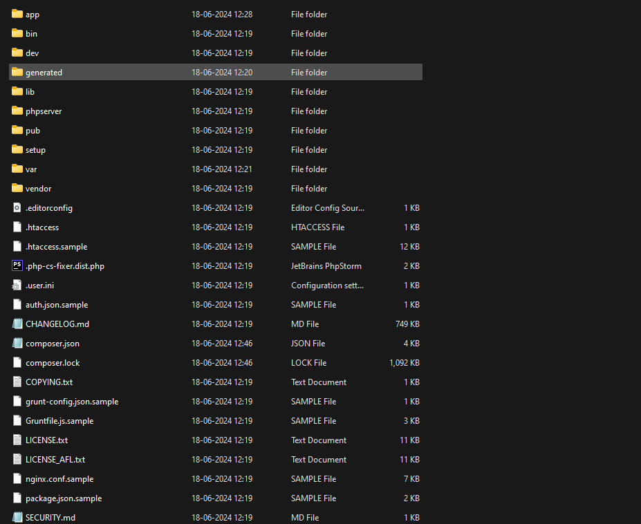 file structure